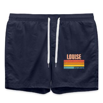 Louise édition limitée - Short de bain - bleu marine - Devant - AI Model Male 185 light (185cm)