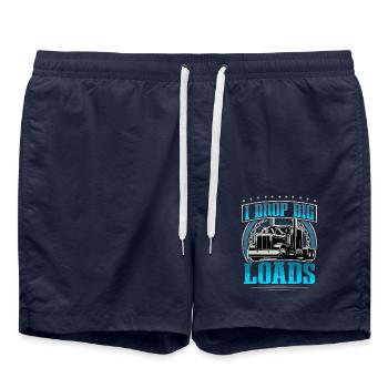 Camionneur - Short de bain - bleu marine - Devant - AI Model Male 185 light (185cm)