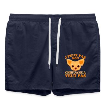 chihuahua 2 - Short de bain - bleu marine - Devant - AI Model Male 185 light (185cm)