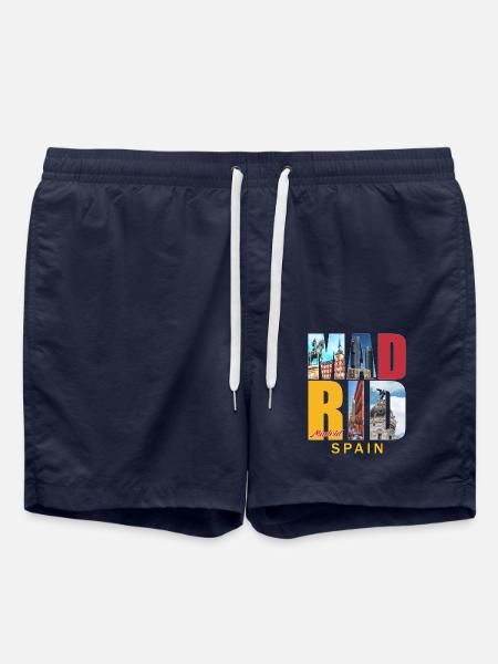 Madrid Spain - Short de bain - bleu marine
