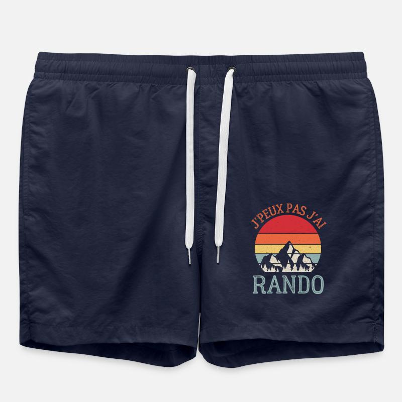 Randonnée Rando montagnes - Short de bain - bleu marine