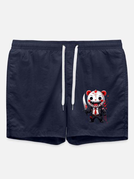 Cache-cache avec Teddy - Short de bain - bleu marine