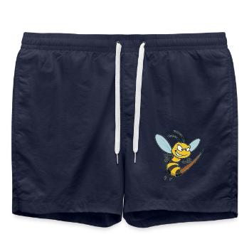 Guêpe le vieux porc-épic - Short de bain - bleu marine - Devant - AI Model Male 185 light (185cm)