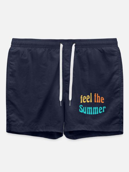 Ressentez l’été - Short de bain - bleu marine