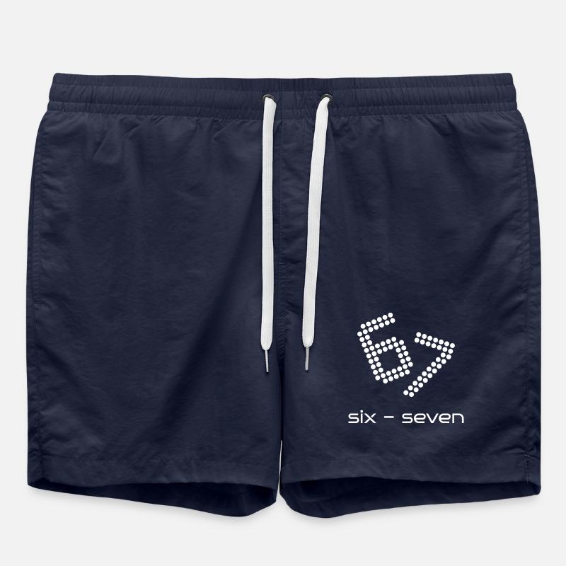six sept 6 - 7 - Short de bain - bleu marine
