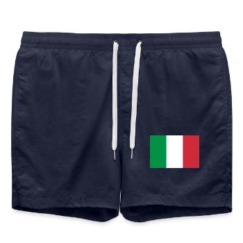 Italie - Short de bain - bleu marine - Devant - AI Model Male 185 light (185cm)