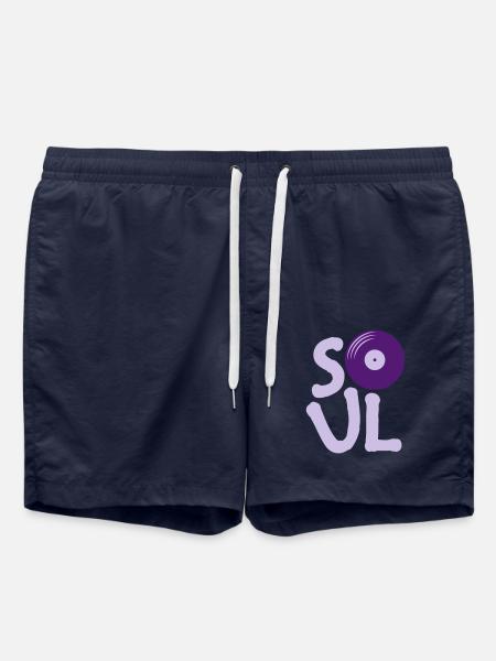Vinyl Soul Music - Swim Trunks - french navy