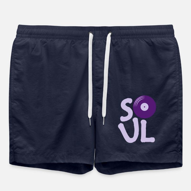 Vinyl Soul Music - Swim Trunks - french navy