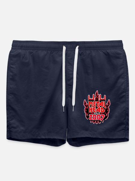 METALHEAD since 2007 - Badeshorts - French Navy