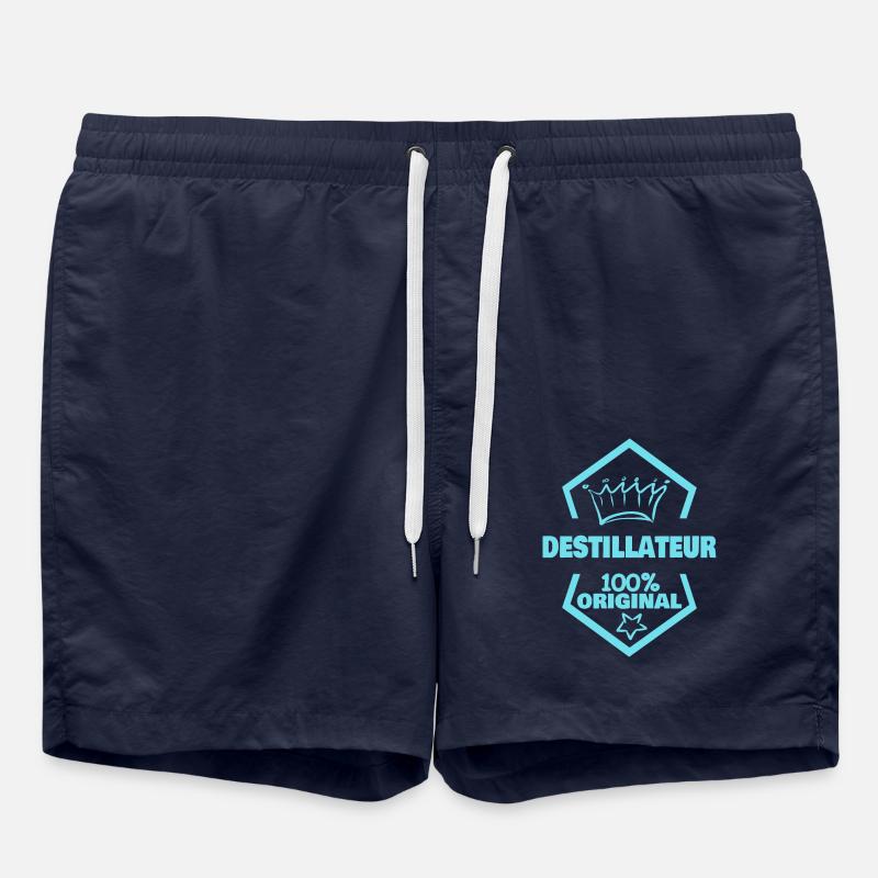 Distillateur de travail - Short de bain - bleu marine