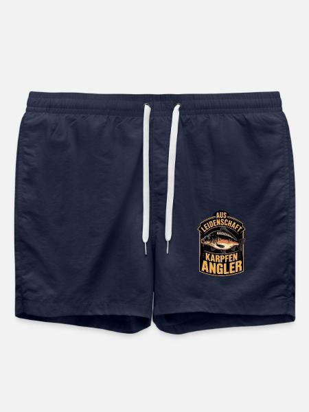 Aus Leidenschaft Karpfenangler - Badeshorts - French Navy