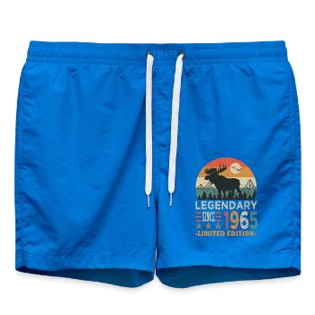1965 legendary anniversaire Né en 1965 - Short de bain - cobalt blue - Devant