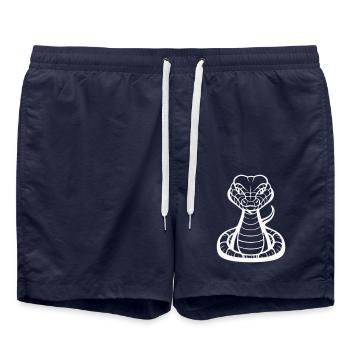 serpent - Short de bain - bleu marine - Devant - AI Model Male 185 light (185cm)