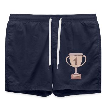 Cup 1 - Swim Trunks - french navy - Front - AI Model Male 185 light (185cm)