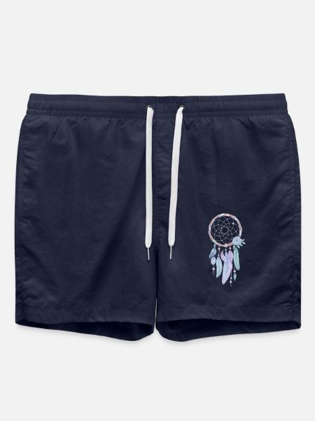 Dreamcatcher of colours – gentle dreams & harmony - Swim Trunks - french navy
