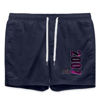 2007 Vintage Edition Limitée - Short de bain - bleu marine - Devant - AI Model Male 185 light (185cm)