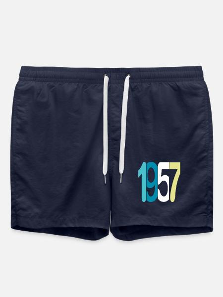 Established 1957 - Badeshorts - French Navy