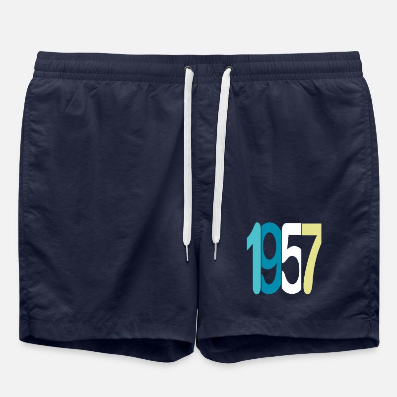 Established 1957 - Badeshorts - French Navy