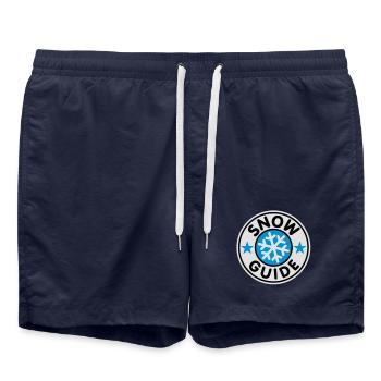 Snow Guide - Badeshorts - French Navy - Vorne - AI Model Male 185 light (185cm)