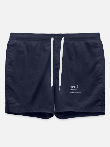Nerd nerd - Short de bain - bleu marine