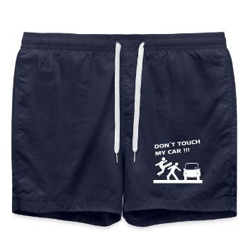 Auto CAR NE TOUCHE PAS MA VOITURE - Short de bain - bleu marine - Devant - AI Model Male 185 light (185cm)