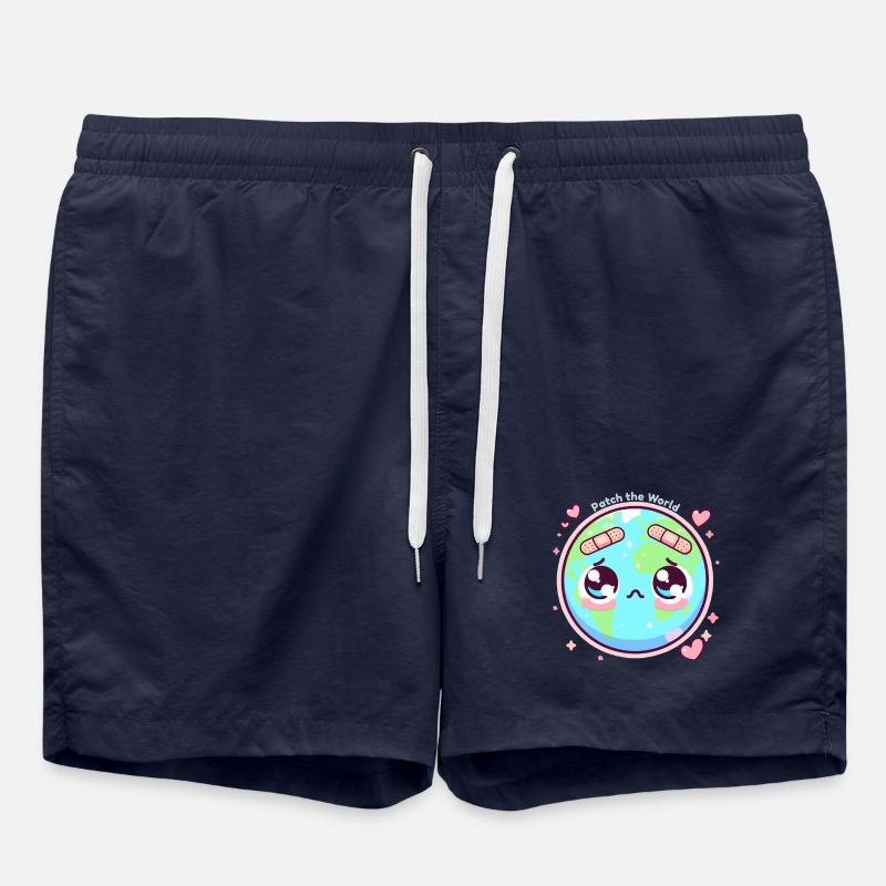 Patch the World - Swim Trunks - french navy