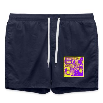 Hypno Fun Show - Short de bain - bleu marine - Devant - AI Model Male 185 light (185cm)