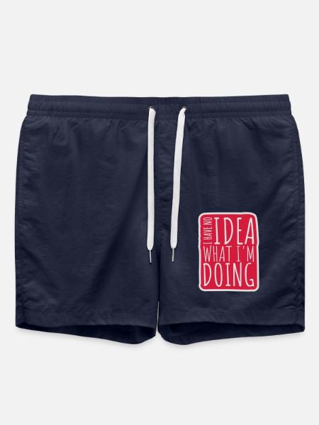Aucune idée - Short de bain - bleu marine