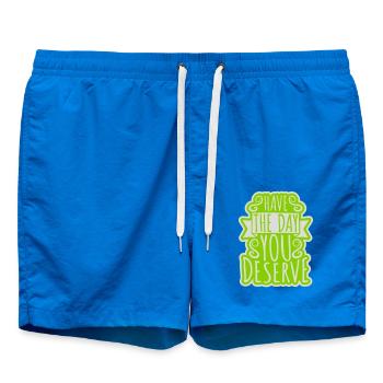 the day you deserve - Swim Trunks - cobalt blue - Front