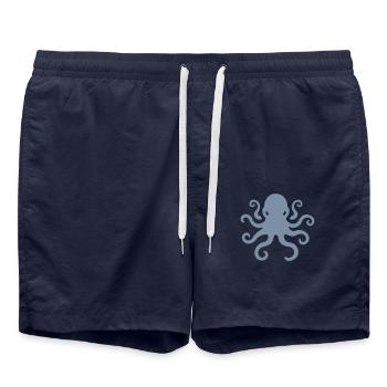 Octo Chaos Logo - Short de bain - bleu marine - Devant - AI Model Male 185 light (185cm)