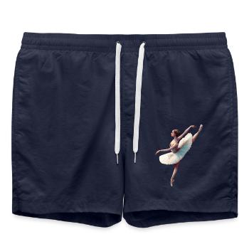 Moon Dancer - Celestial Grace - Swim Trunks - french navy - Front - AI Model Male 185 light (185cm)