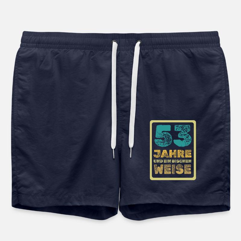 53 ans - Short de bain - bleu marine