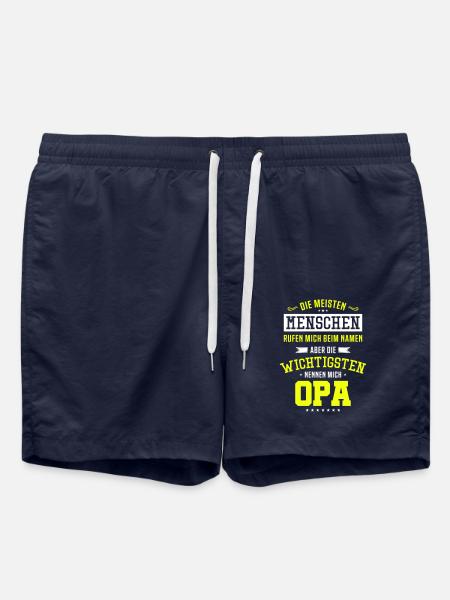 opa spruch - Badeshorts - French Navy