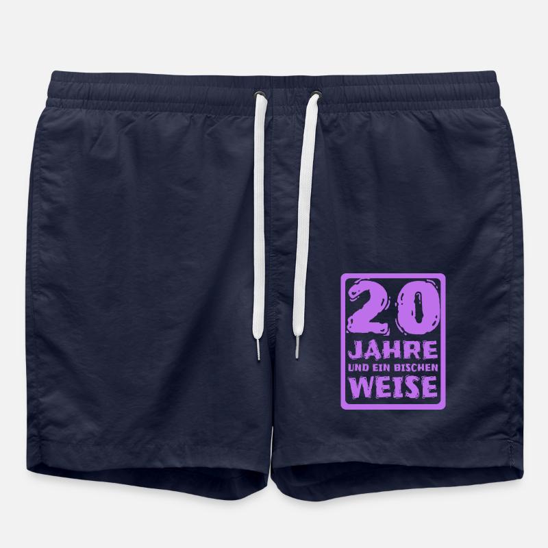 Âge 20 - Short de bain - bleu marine