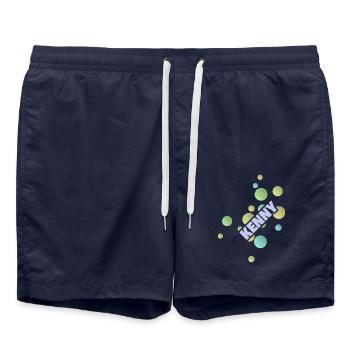 Université Kenny des sciences appliquées - Short de bain - bleu marine - Devant - AI Model Male 185 light (185cm)