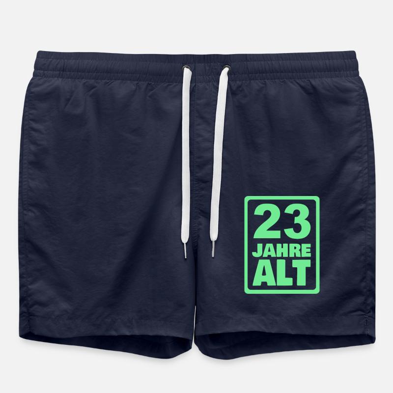 23 - Short de bain - bleu marine