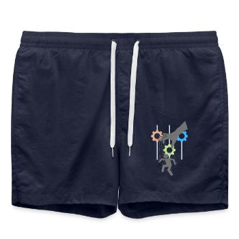 Marionette - Badeshorts - French Navy - Vorne - AI Model Male 185 light (185cm)