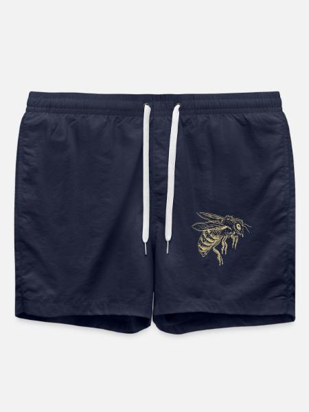 Bee - Beekeeper - Swim Trunks - french navy