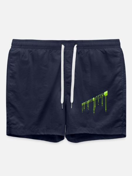 Hi I don't care - Swim Trunks - french navy
