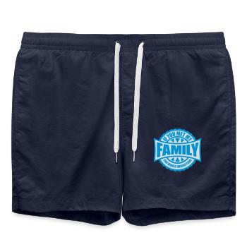 you would understand quote - Swim Trunks - french navy - Front - AI Model Male 185 light (185cm)