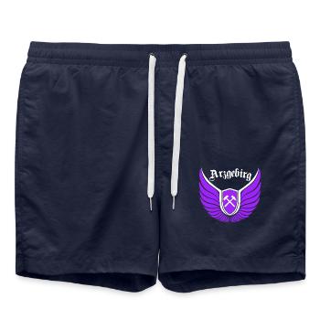 Erzgebirge meine Haamit - Badeshorts - French Navy - Vorne - AI Model Male 185 light (185cm)