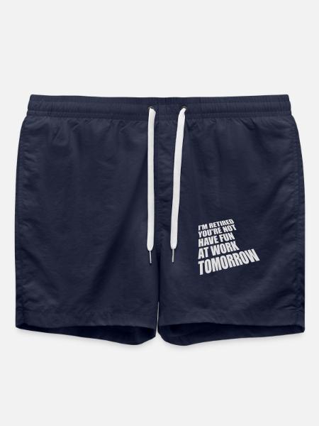 have fun at work - Swim Trunks - french navy