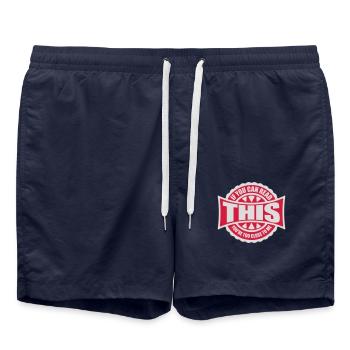 trop près de moi - Short de bain - bleu marine - Devant - AI Model Male 185 light (185cm)