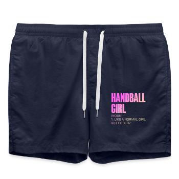 Handball Handball Joueur de handball féminin - Short de bain - bleu marine - Devant - AI Model Male 185 light (185cm)