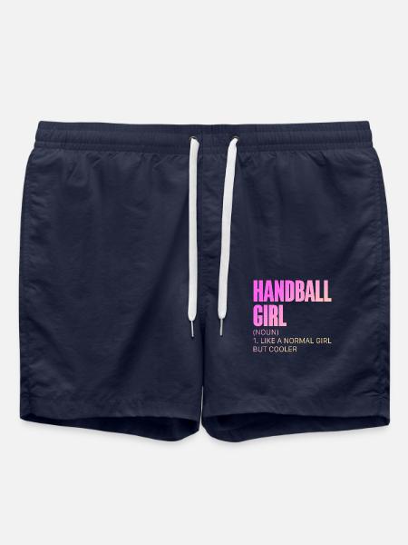 Handball Handball Joueur de handball féminin - Short de bain - bleu marine