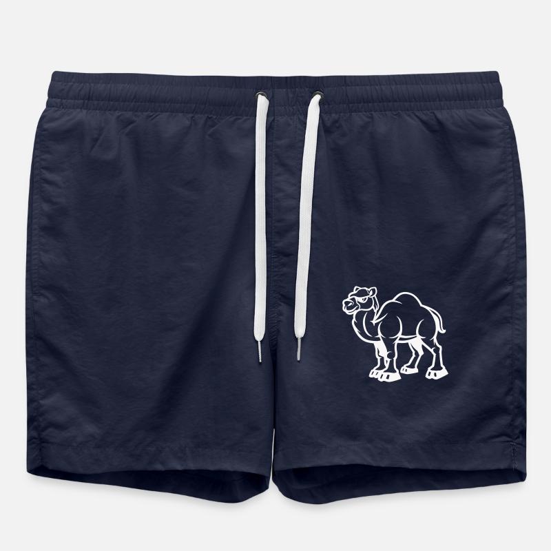camel - Swim Trunks - french navy