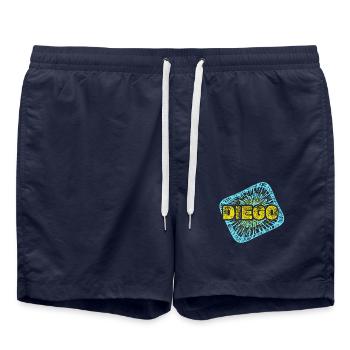 Diego as leisure time - Swim Trunks - french navy - Front - AI Model Male 185 light (185cm)