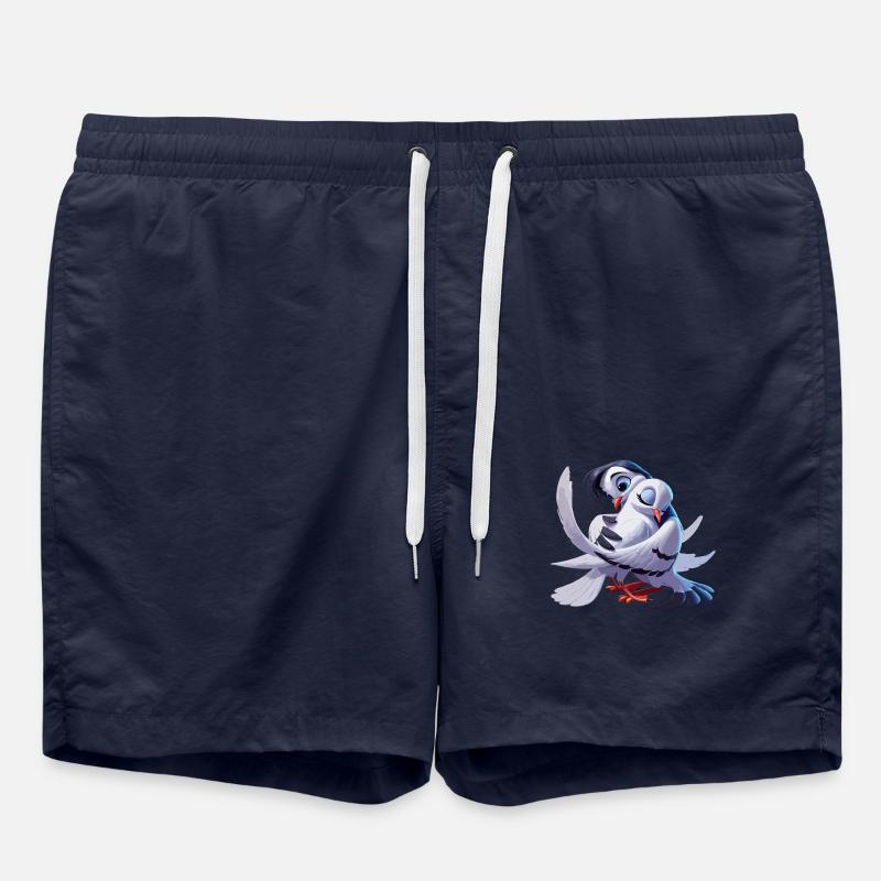 Turteltauben - Badeshorts - French Navy