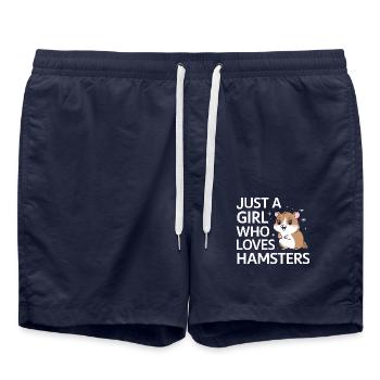Hamster - Swim Trunks - french navy - Front - AI Model Male 185 light (185cm)