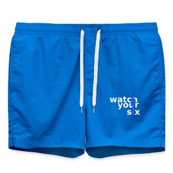 watch your six - Badeshorts - Cobalt blue - Vorne